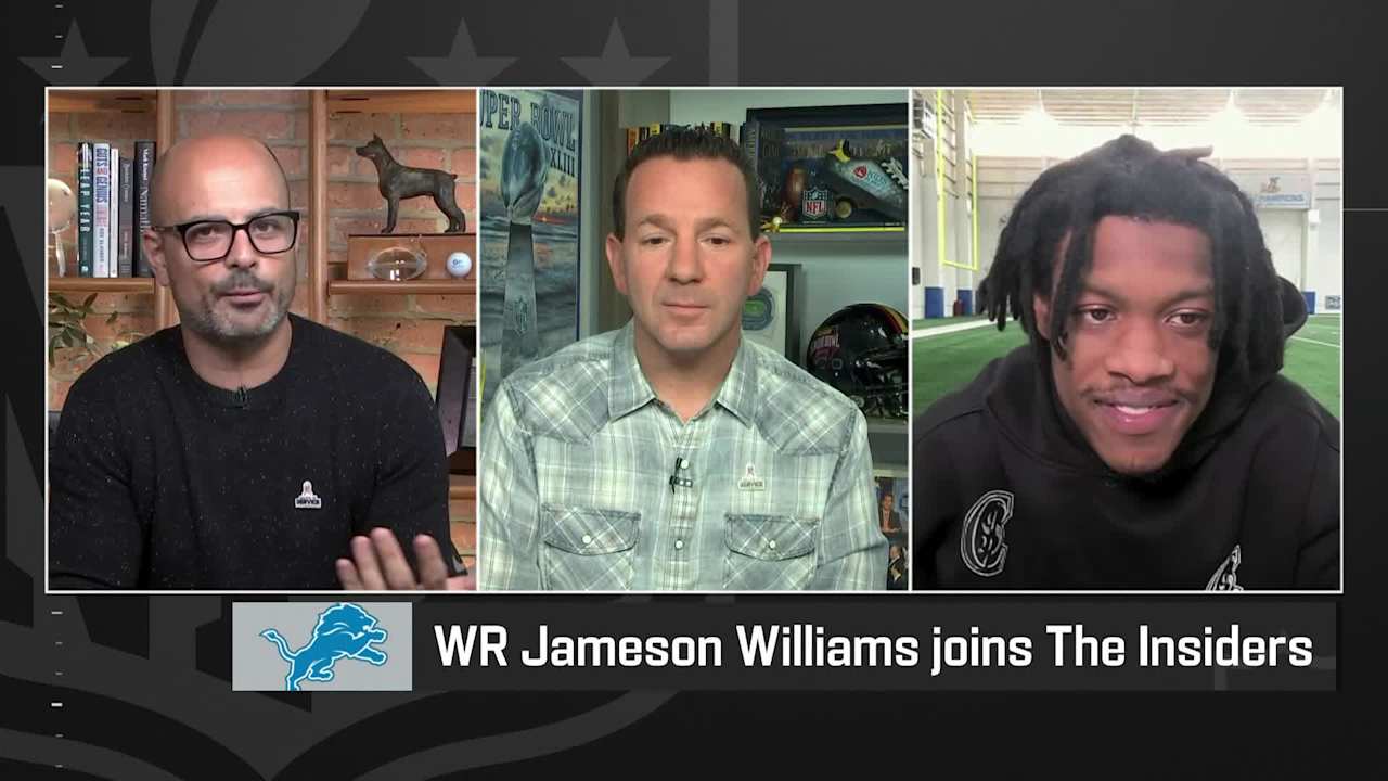 Detroit Lions wide receiver Jameson Williams joins "The Insiders' ahead of Week 11 matchup vs. Philadelphia Eagles
