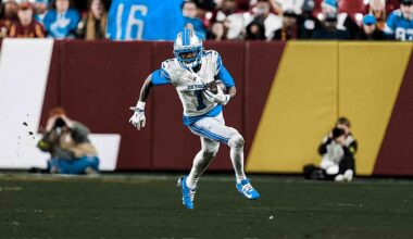 Observations from the Detroit Lions' Week 10 victory over the Washington Commanders