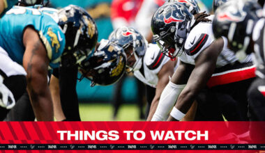 Things to Watch | Week 10 vs Jaguars