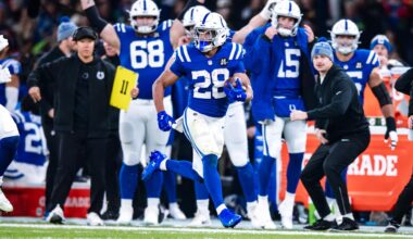 Jonathan Taylor nominated for Week 10 FedEx Ground Player of the Week