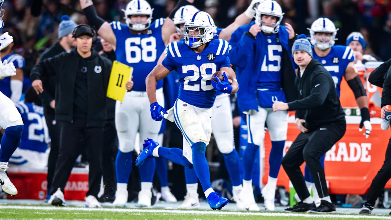 Jonathan Taylor nominated for Week 10 FedEx Ground Player of the Week