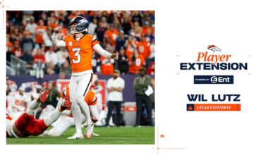 Broncos sign K Wil Lutz to 3-year contract extension
