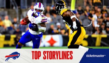 Top 5 storylines for Bills at Steelers