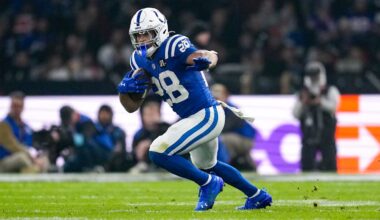 Jonathan Taylor powers Colts with three TDs in electric outing at 'historic' Berlin stadium