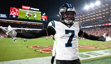 Panthers safety Tre'von Moehrig suspended one game for unsportsmanlike conduct vs. 49ers