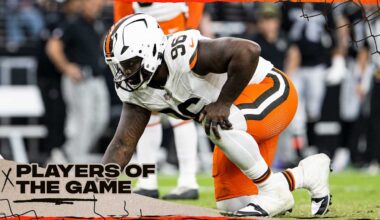 5 standout players from Browns win over Raiders in Week 12