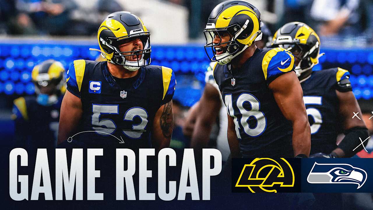 Rams hold off Seahawks 21-19 behind defense's four interceptions, Kyren Williams' explosive playmaking and missed 61-yard field goal with one second left