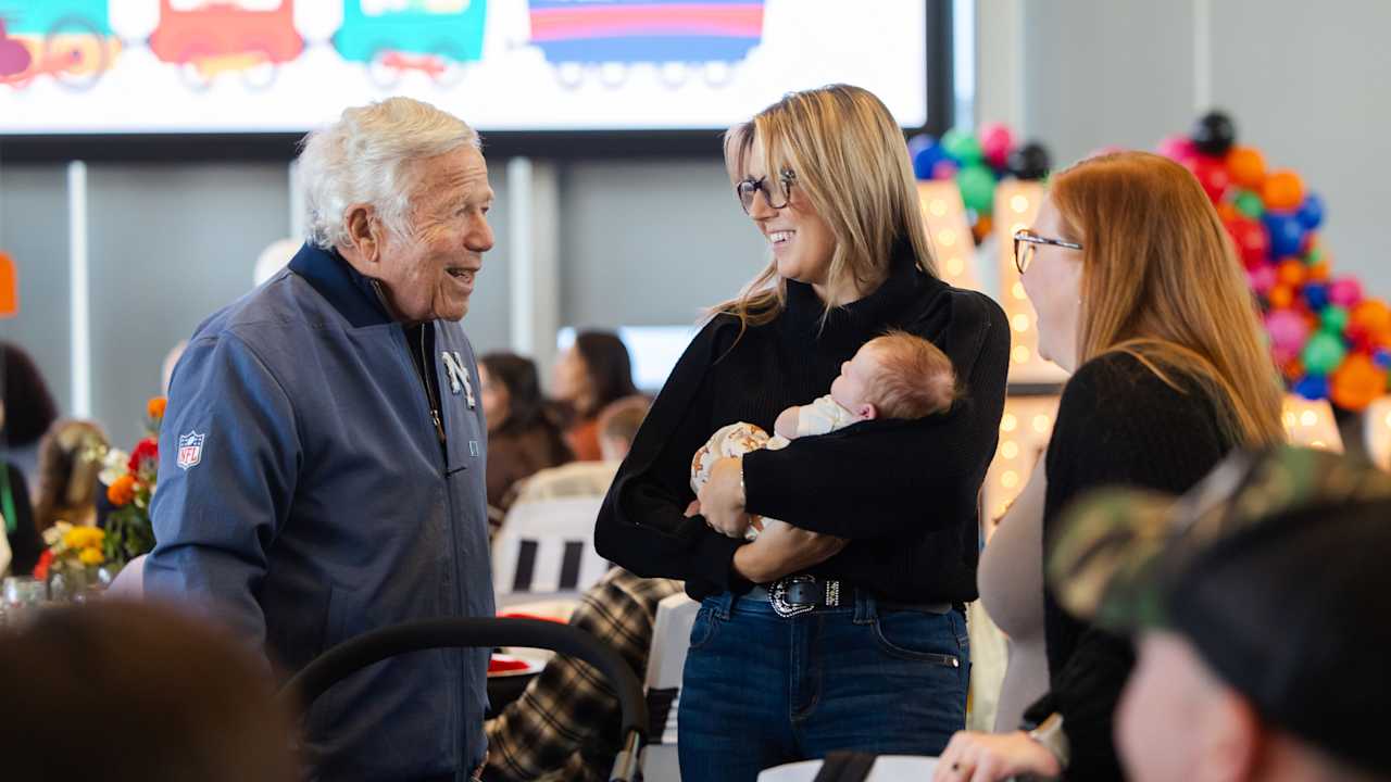 Patriots give back to veterans during Salute to Service initiative through group baby shower, pickleball, and more