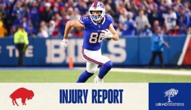 Buffalo Bills injury report vs. Tampa Bay Buccaneers