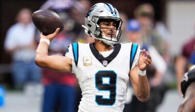 Panthers QB Bryce Young breaks Cam Newton's franchise record with 448 passing yards in win over Falcons