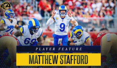 Rams quarterback Matthew Stafford continues to beat the blitz with quick processing and varied approaches