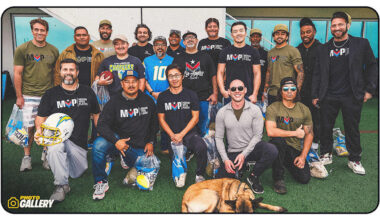 Chargers host Boots and Bolts visit with Merging Vets and Players