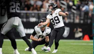 Jaguars' at Raiders in Week 9: Cam Little's Contagious Kick