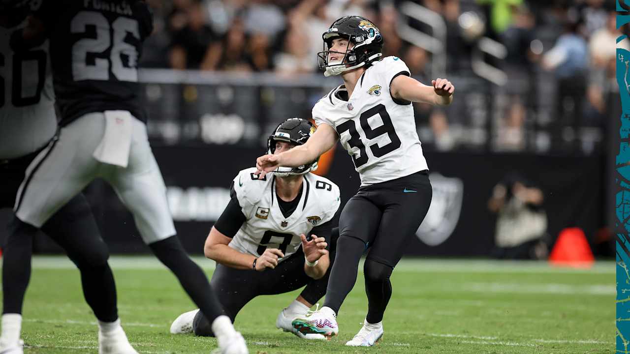 Jaguars' at Raiders in Week 9: Cam Little's Contagious Kick