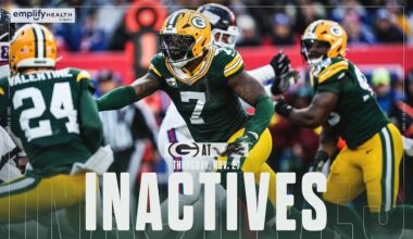 LB Quay Walker out, CB Keisean Nixon in at Detroit