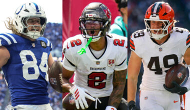 Ranking NFL Offensive and Defensive Rookie of the Year candidates at midseason: Who makes top five?