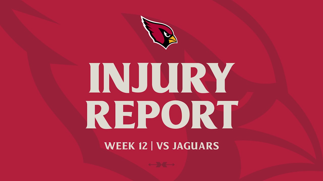 Injury Report: Week 12 vs Jaguars
