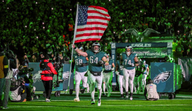 How the Eagles celebrated Salute to Service