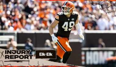 Carson Schwesinger questionable against the Jets in Week 10