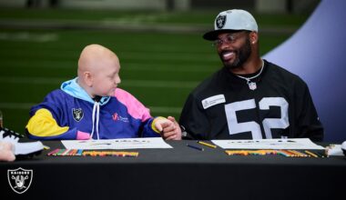 Las Vegas Raiders honor Intermountain Children’s Health through My Cause My Cleats initiative