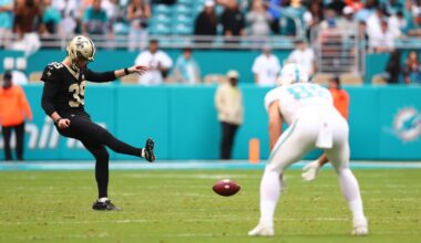 Smyth shines on NFL debut but Saints beaten by Dolphins