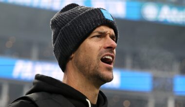 Carolina Panthers head coach Dave Canales