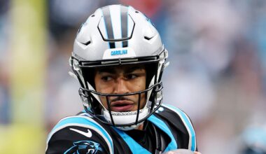 Carolina Panthers quarterback Bryce Young