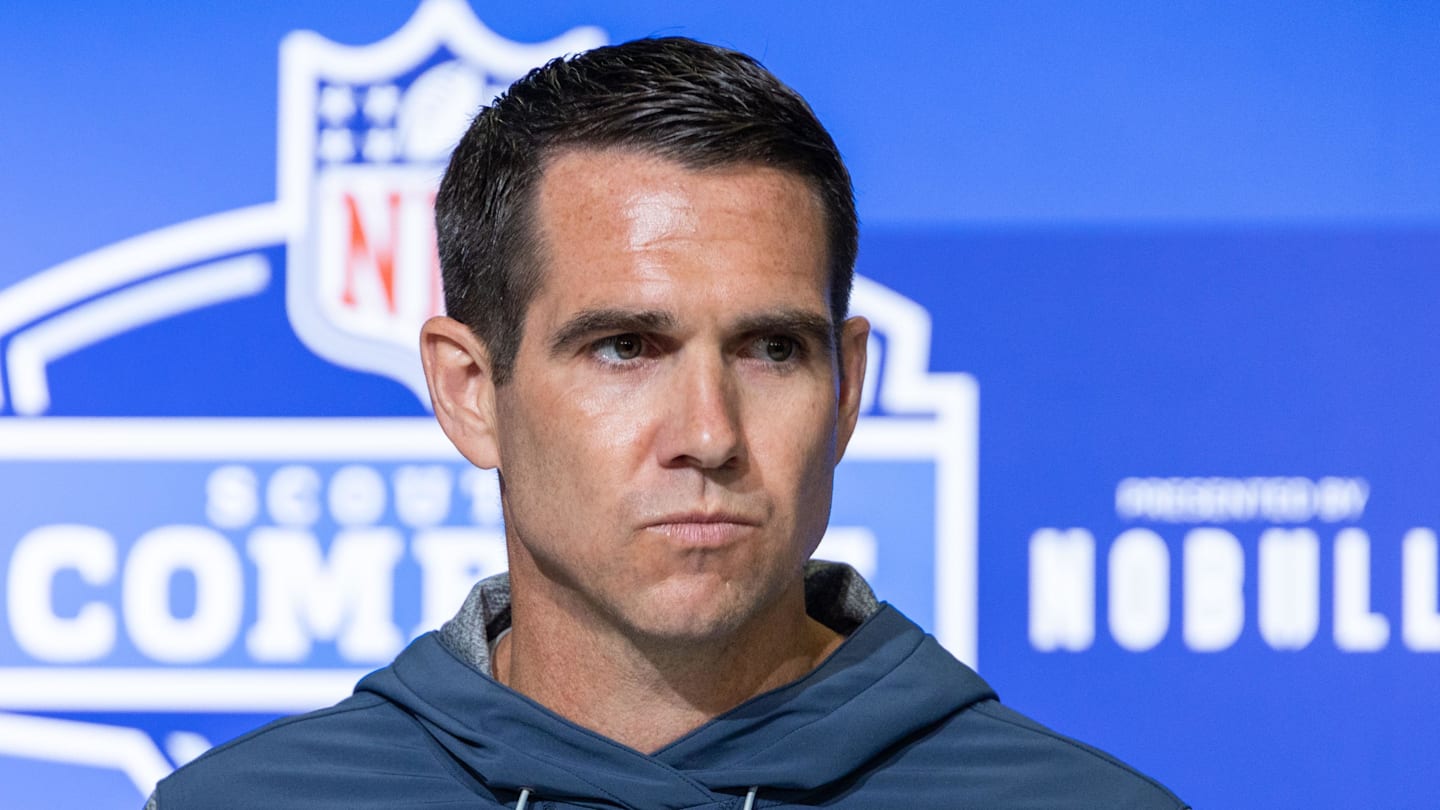 New York Giants general manager Joe Schoen speaks