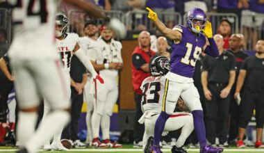 Wife says Adam Thielen's request to be released by Vikings was about playing time