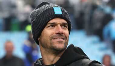 Carolina Panthers head coach Dave Canales