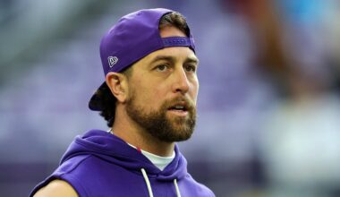 Former Carolina Panthers wide receiver Adam Thielen