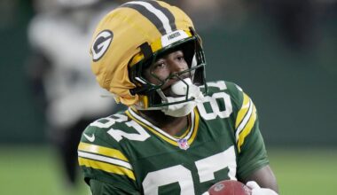 The Green Bay Packers may get a chance to retain Romeo Doubs because of his recent poor play