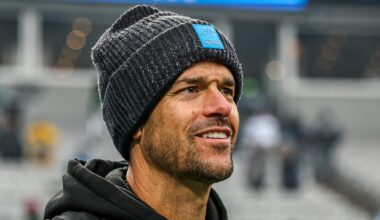 Carolina Panthers head coach Dave Canales