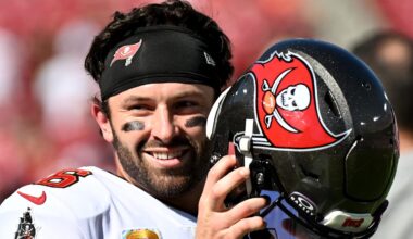 Buccaneers nominate Baker Mayfield for NFL's 'most prestigious award'
