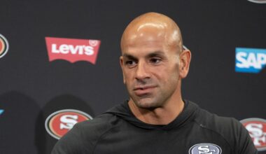 San Francisco 49ers defensive coordinator Robert Saleh