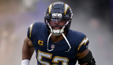 Chargers land trio of free agents on top 50 list...and need them all back for 2026