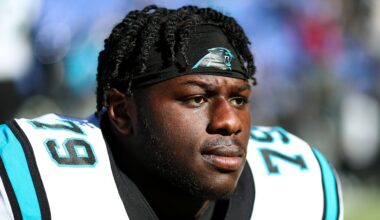 Carolina Panthers offensive tackle Ikem Ekwonu
