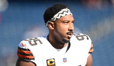 Cleveland Browns defensive end Myles Garrett