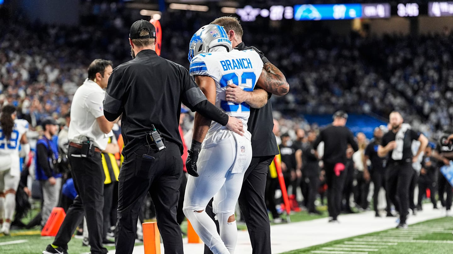 Detroit Lions Get Bad News on Brian Branch's Injury