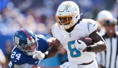 Chargers rookie Omarion Hampton sounds like he has big plans for MNF vs. Eagles