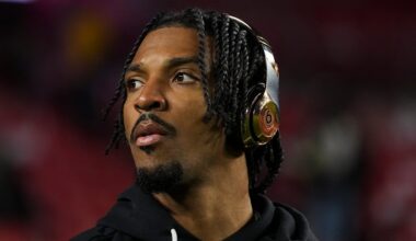 Washington Commanders quarterback Jayden Daniels