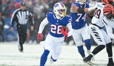 Snow way! Ty Johnson's slip costs Bills early TD vs. Bengals