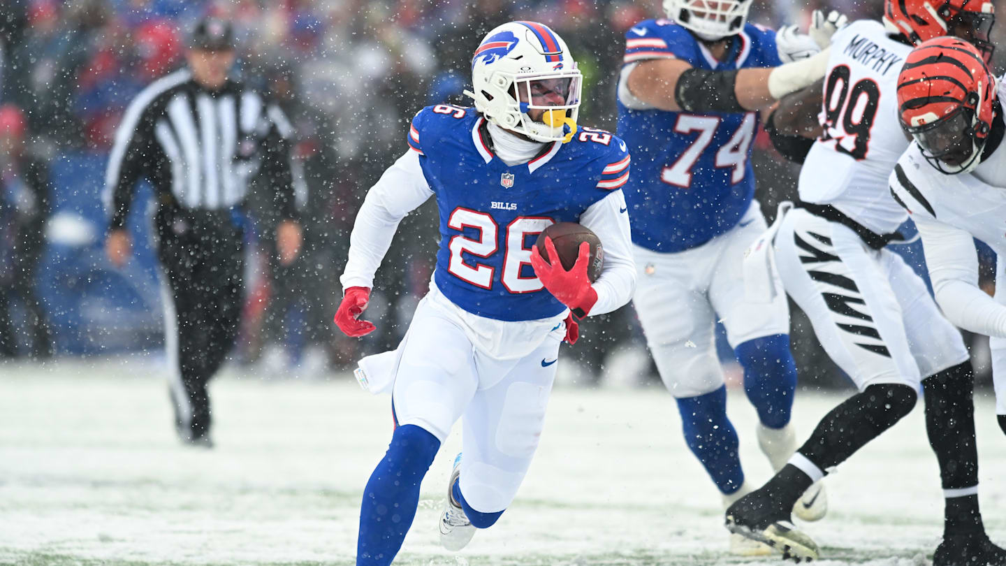 Snow way! Ty Johnson's slip costs Bills early TD vs. Bengals