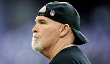 Washington Commanders head coach Dan Quinn