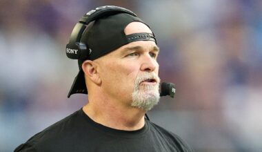 Washington Commanders head coach Dan Quinn