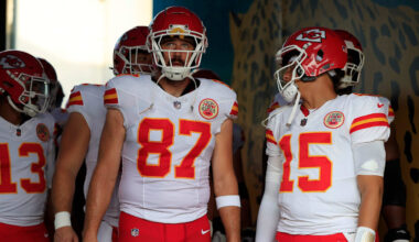 Patrick Mahomes Addresses Travis Kelce’s Future Following Chiefs' Loss vs. Texans