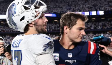 NFL Picks, NFL Predictions; Drake Maye and Josh Allen