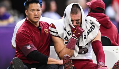 Vikings' O'Connell defends Jay Ward for hit that injured Zach Ertz