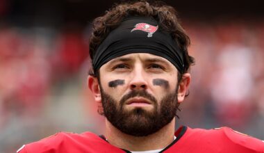 Tampa Bay Buccaneers QB Baker Mayfield has a front row seat to the team's biggest problem.