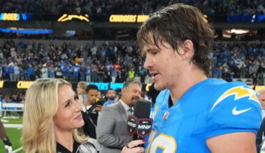 Justin Herbert’s On-Field Gesture After Beating the Eagles Speaks Volumes